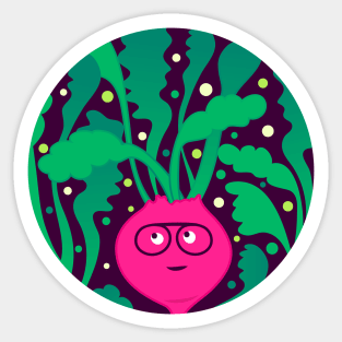 Beetroot Beat Sticker